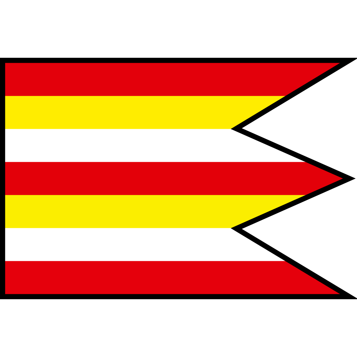 Flag of Komjatná, Region of Žilina
