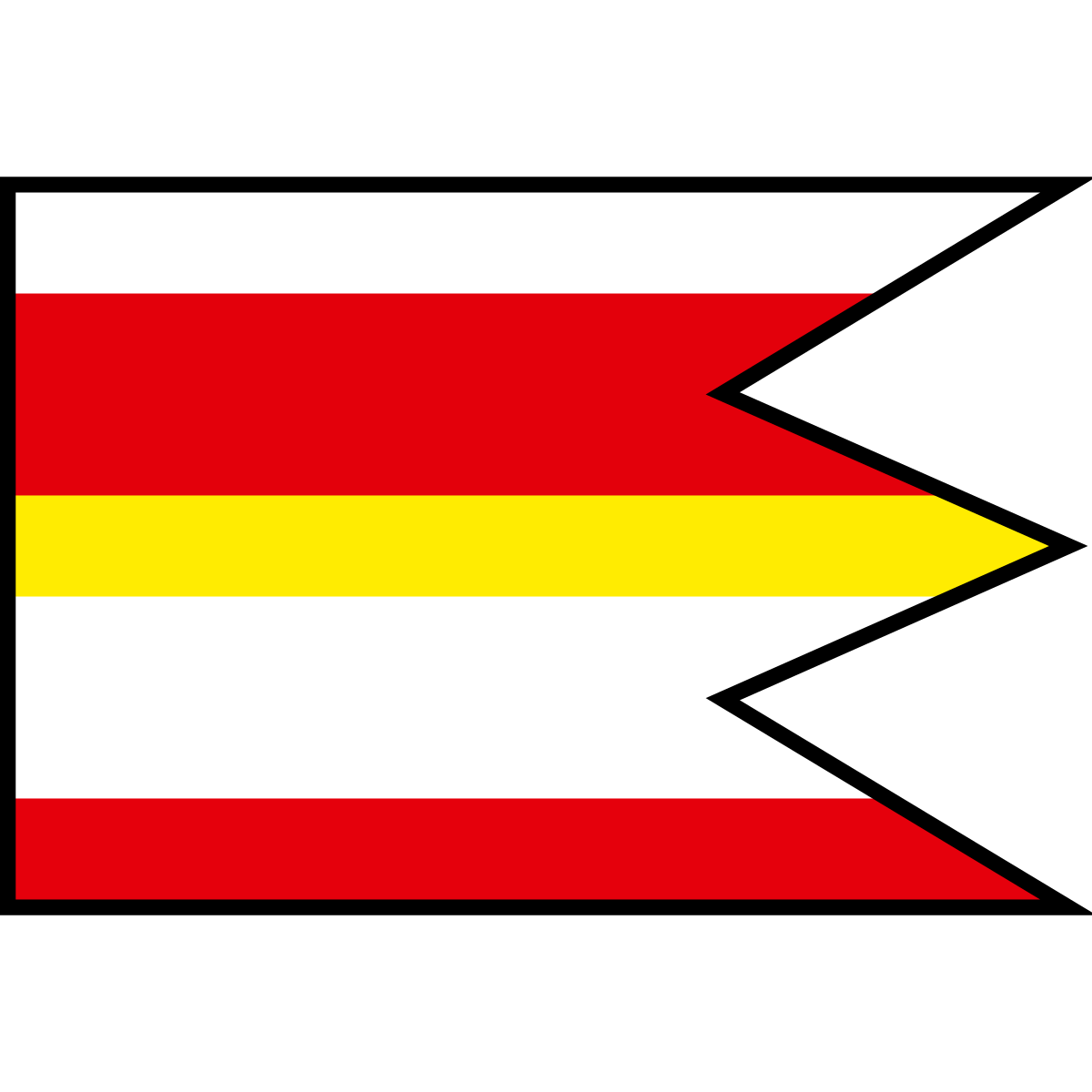 Flag of Konice, Region of Banská Bystrica