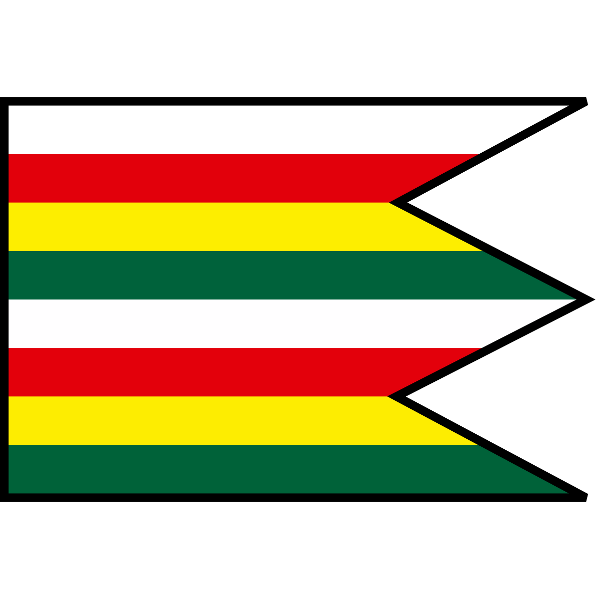 Flag of Konská, Region of Žilina
