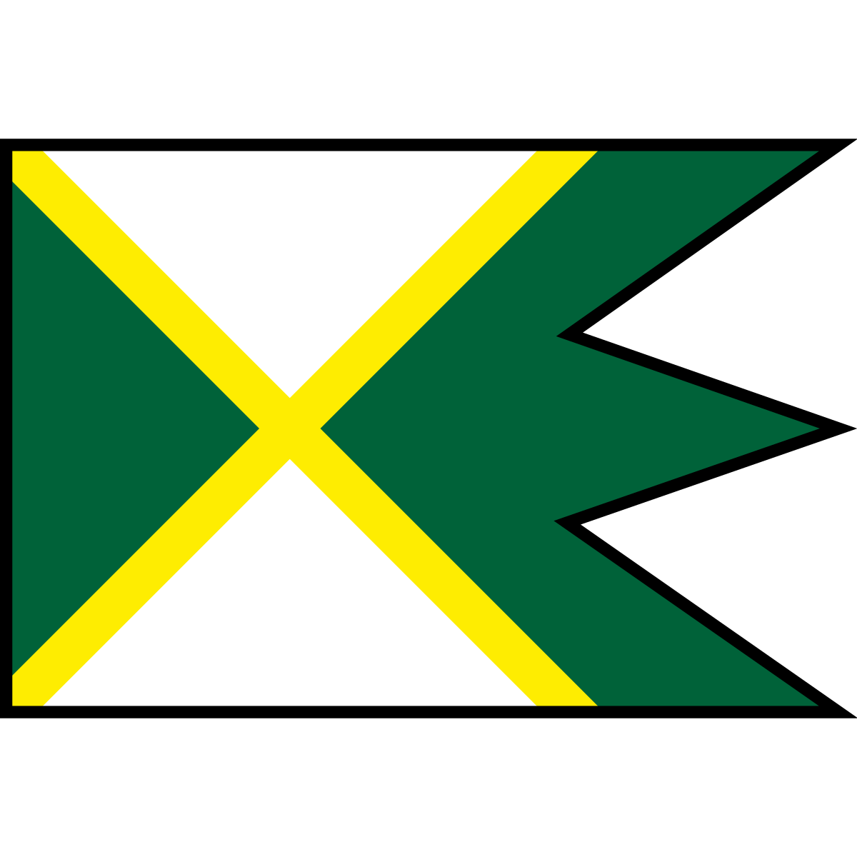 Flag of Konské, Region of Žilina