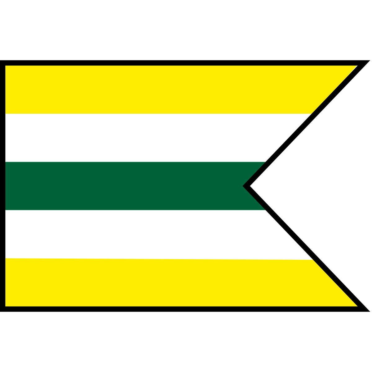 Flag of Kopanice, Region of Trenčín