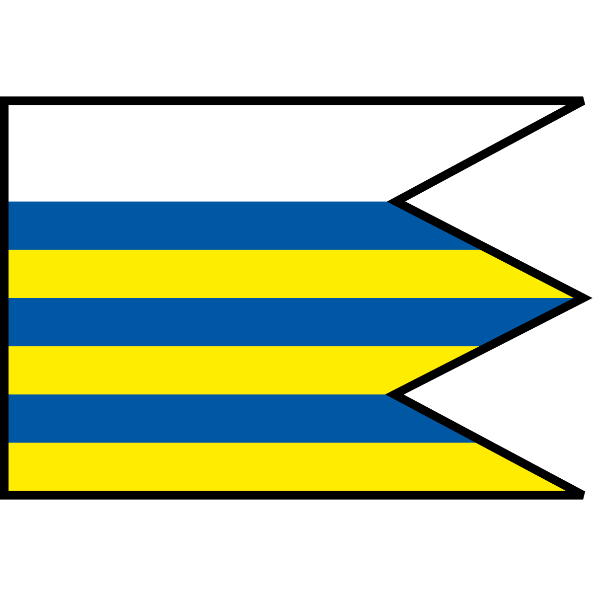 Flag of Kopernica, Region of Banská Bystrica