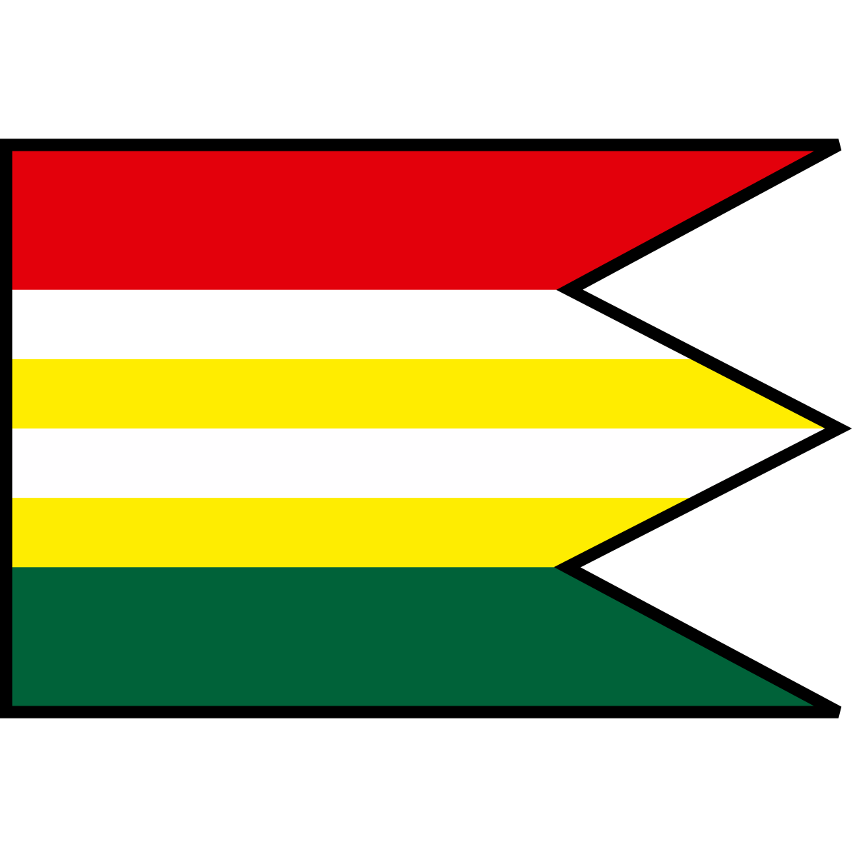 Flag of Koromľa, Region of Košice