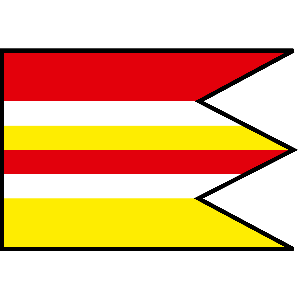 Flag of Kostoľany pod Tribečom, Region of Nitra