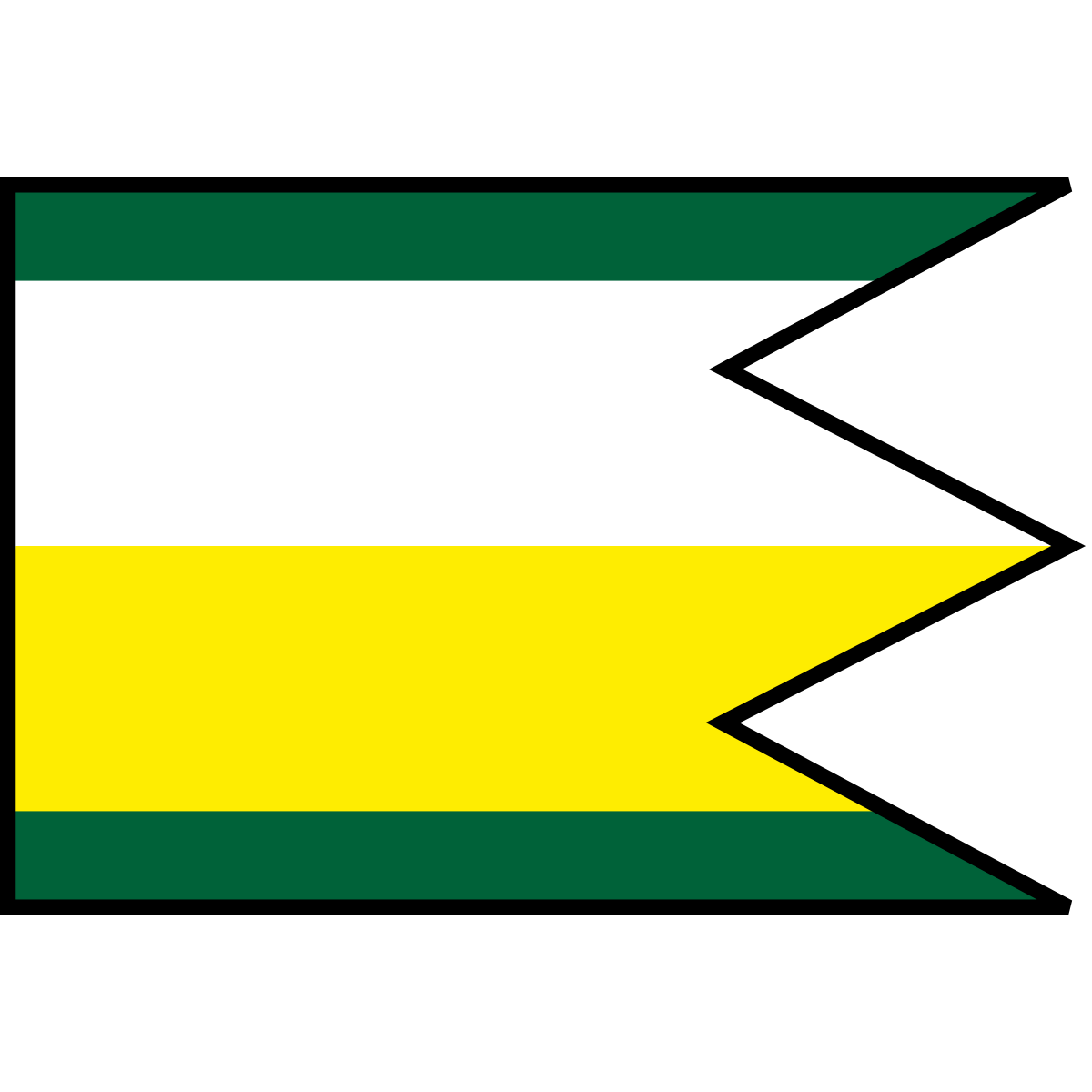Flag of Košúty, Region of Trnava