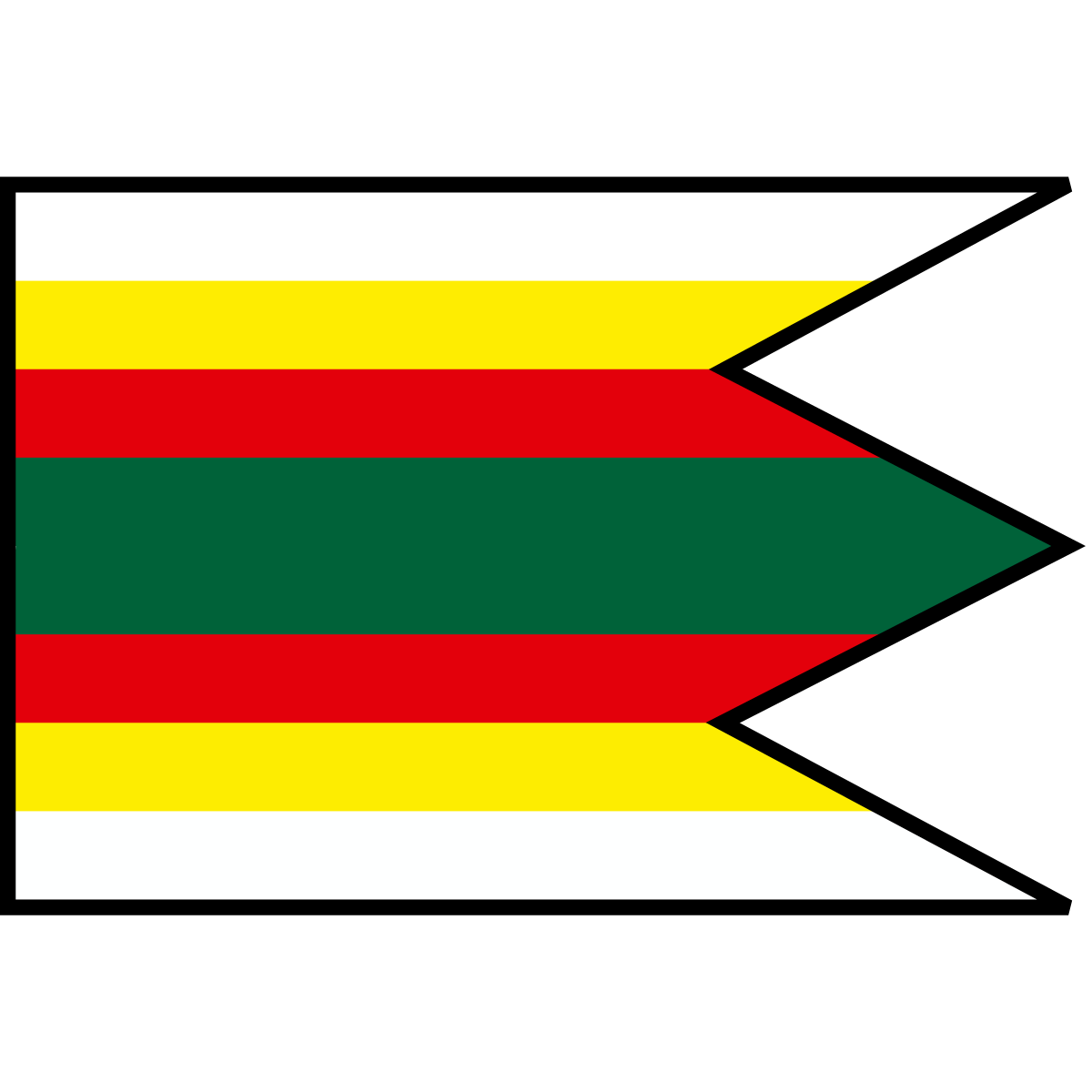 Flag of Kotrčiná Lúčka, Region of Žilina
