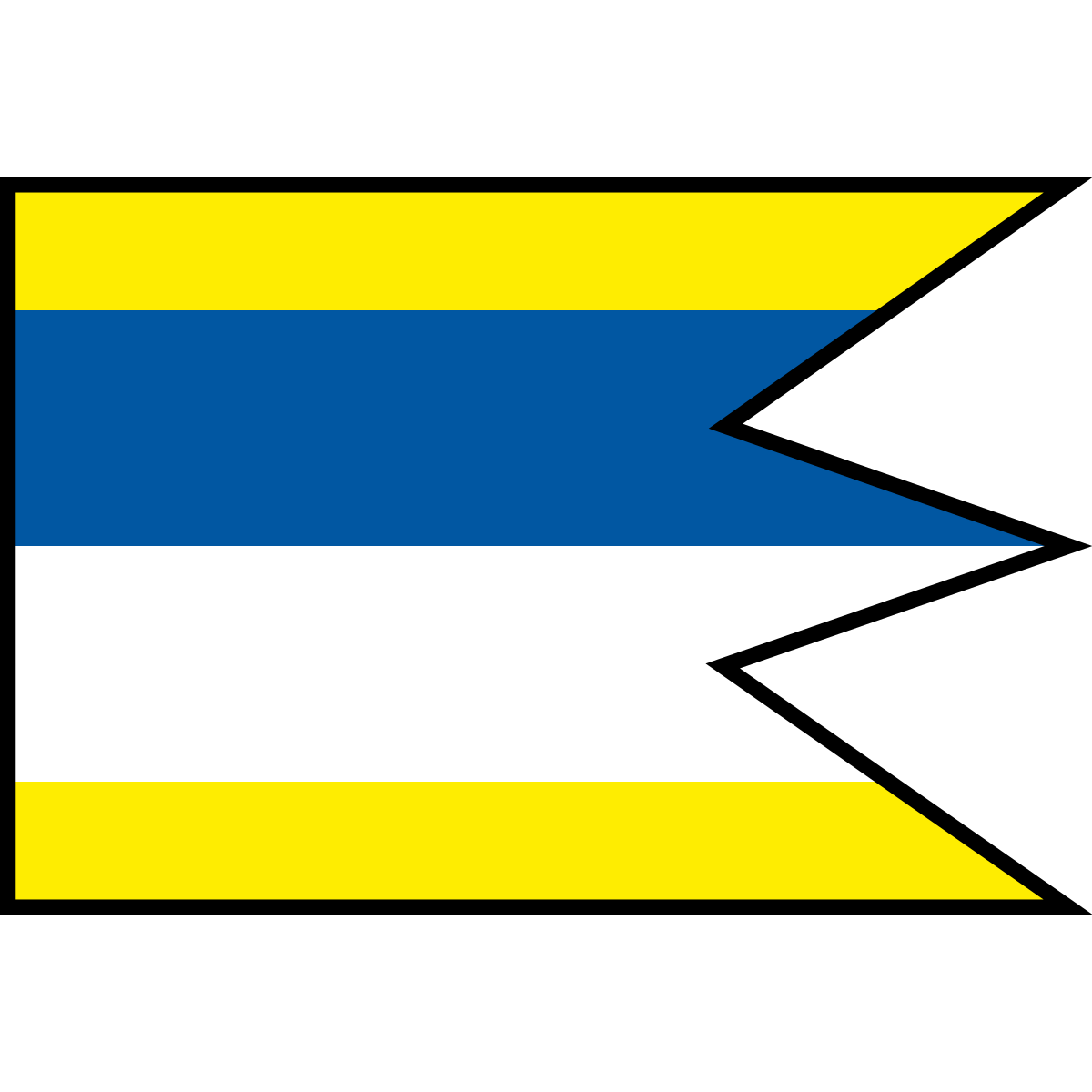 Flag of Kováčová, Region of Košice