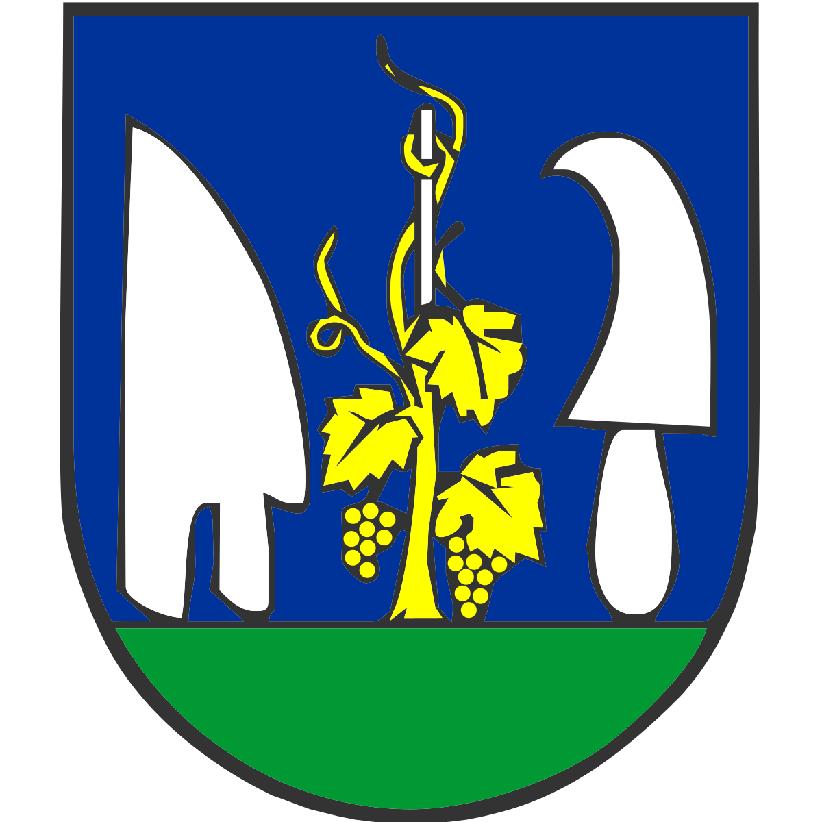 Coat of arms of Kozárovce, Region of Nitra