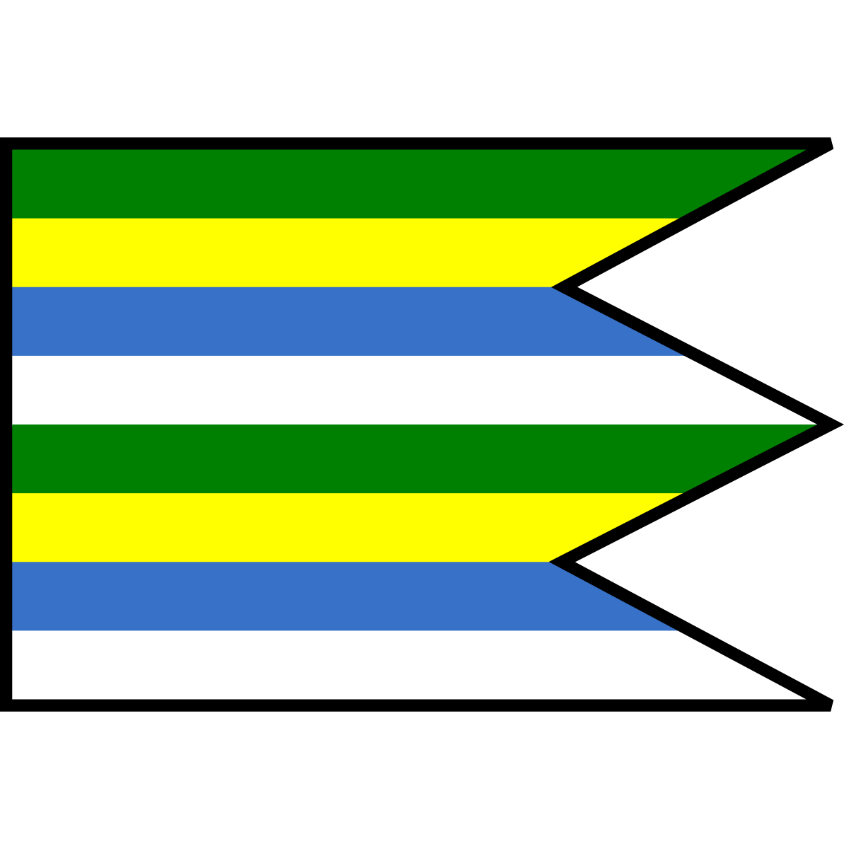 Flag of Kozárovce, Region of Nitra