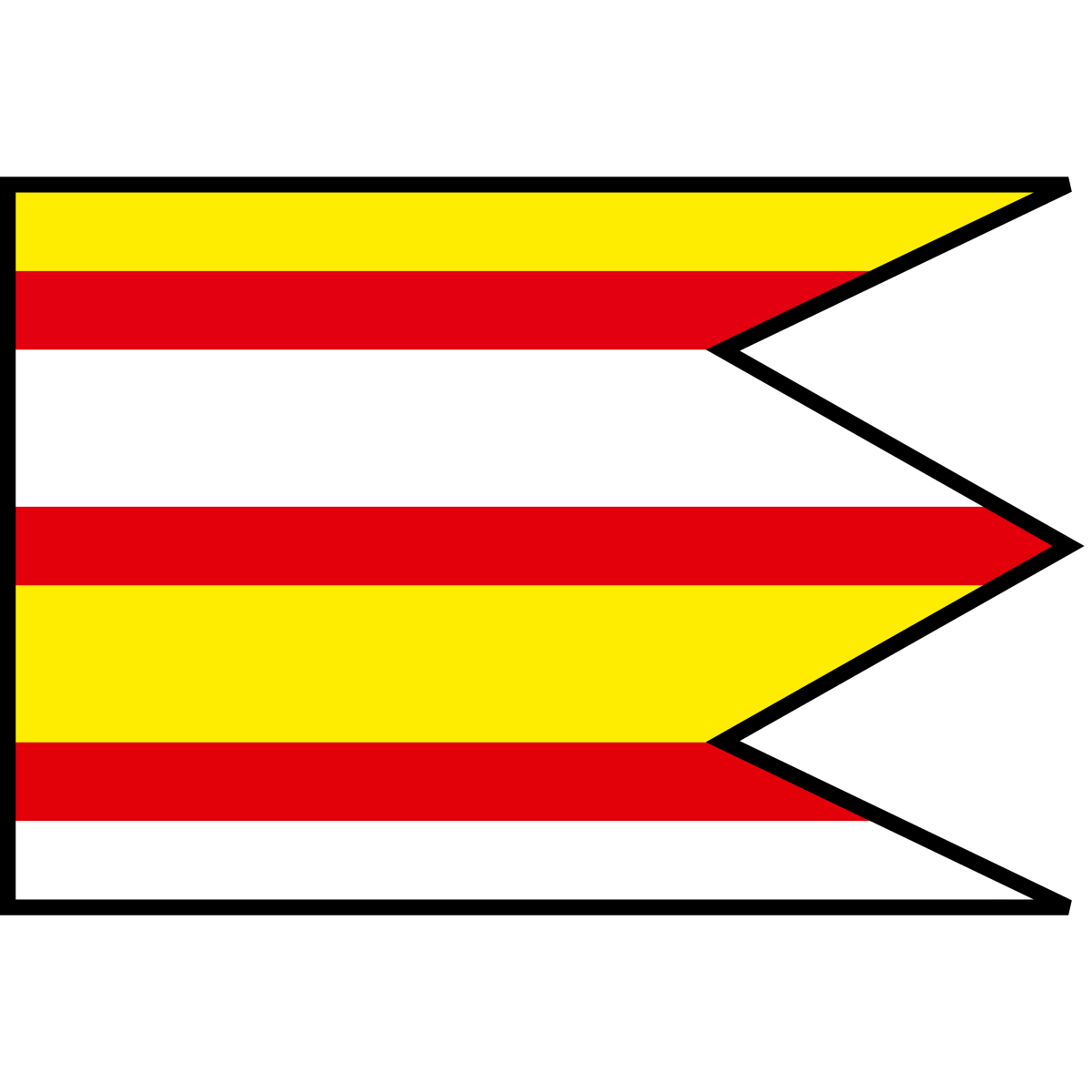 Flag of Kozelník, Region of Banská Bystrica