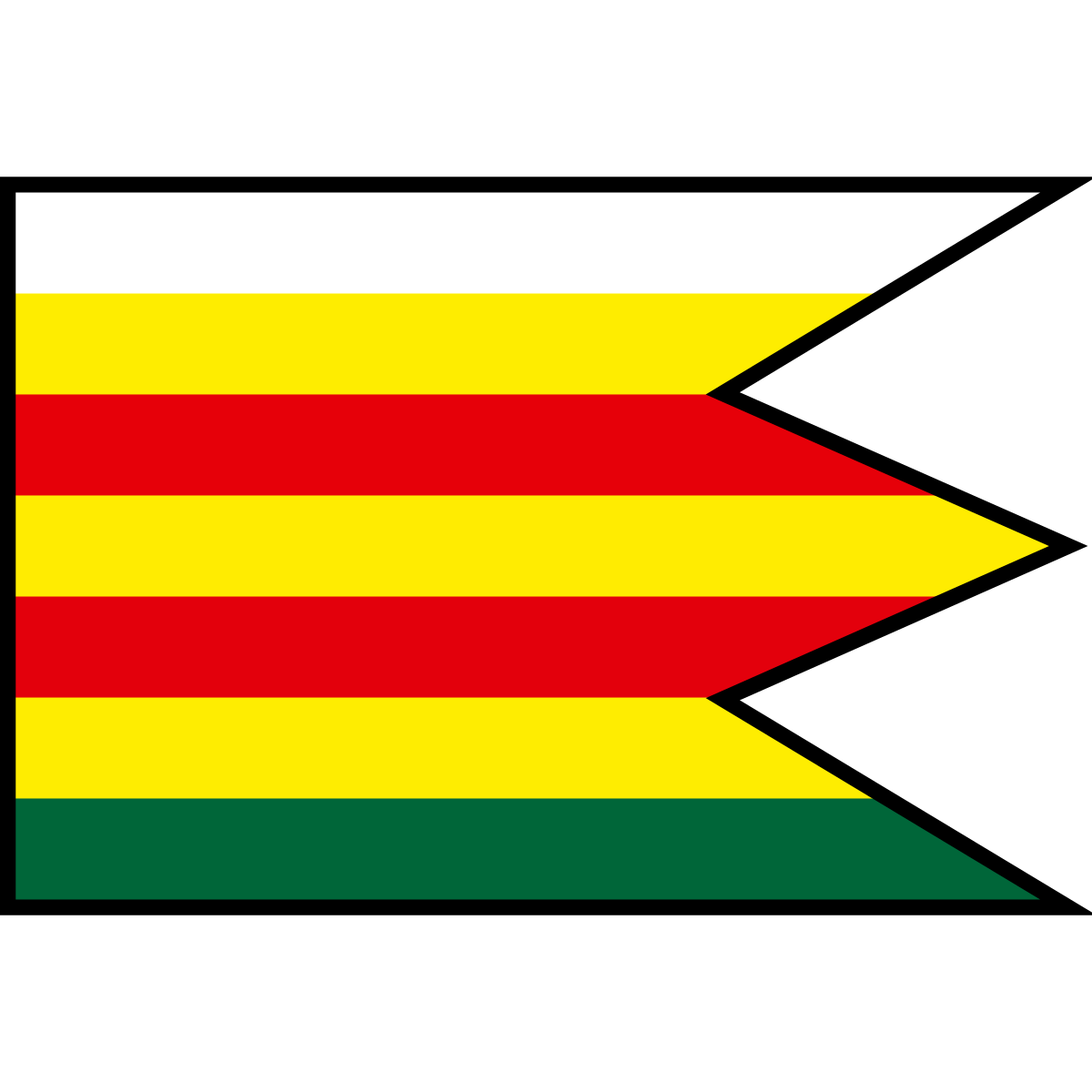 Flag of Kozí Vrbovok, Region of Banská Bystrica