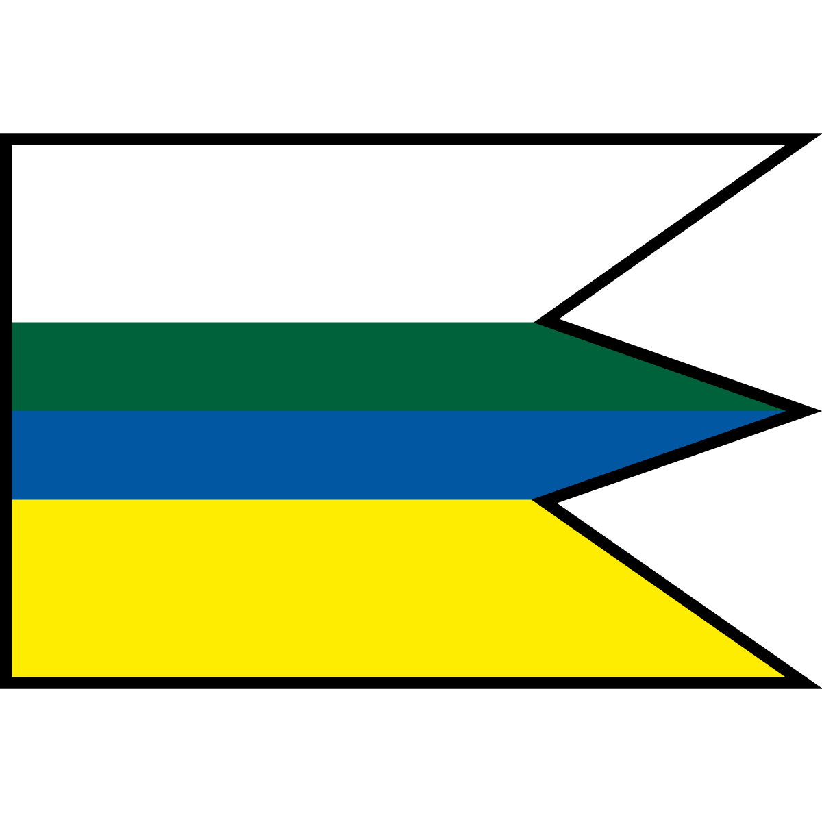 Flag of Krahule, Region of Banská Bystrica
