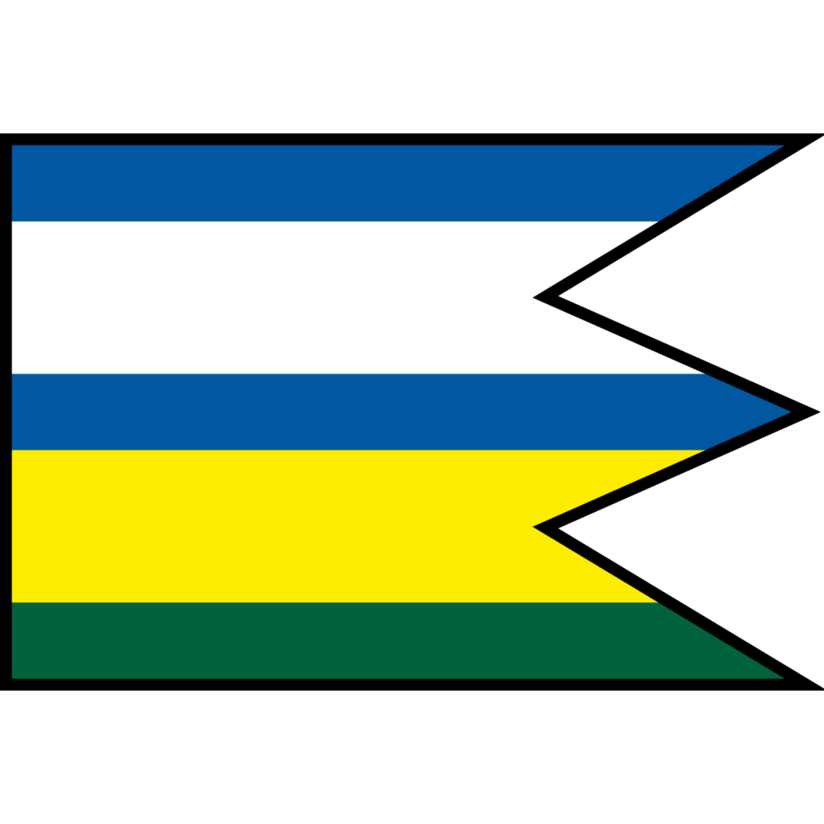 Flag of Krajná Poľana, Region of Prešov