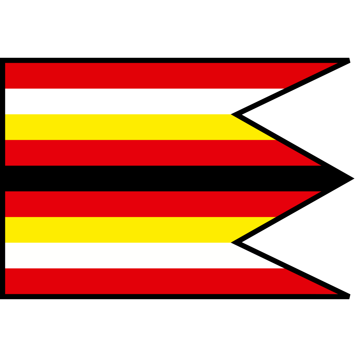 Flag of Kráľovce, Region of Banská Bystrica