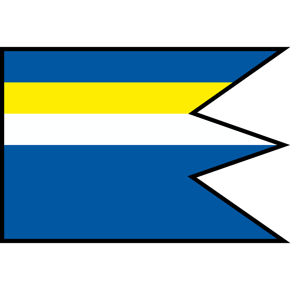 Flag of Kravárska, Region of Žilina