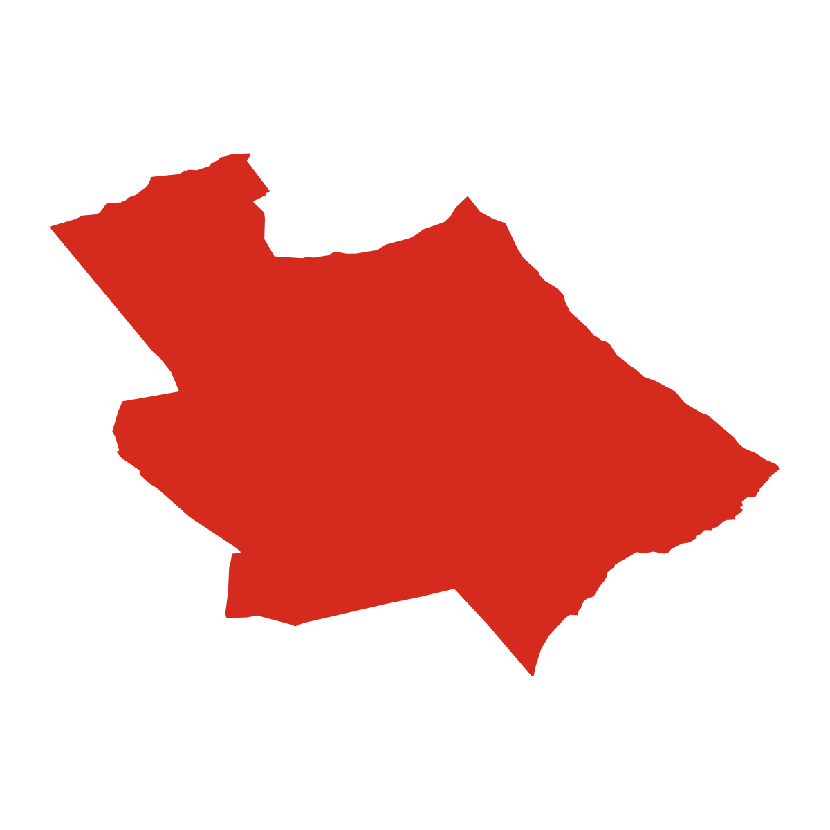 Krčava city boundary