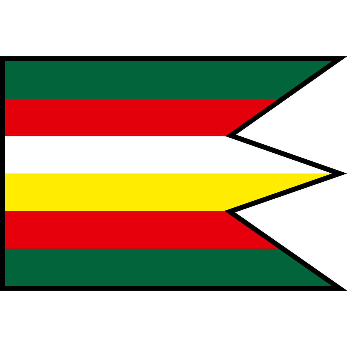 Flag of Krčava, Region of Košice