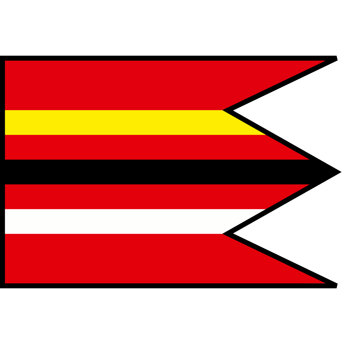 Flag of Krivá, Region of Žilina