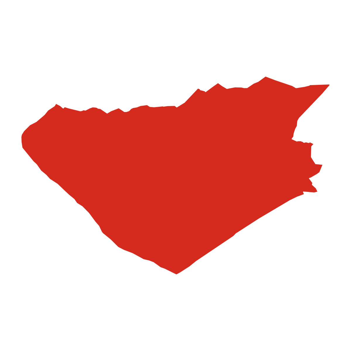 Krivé city boundary