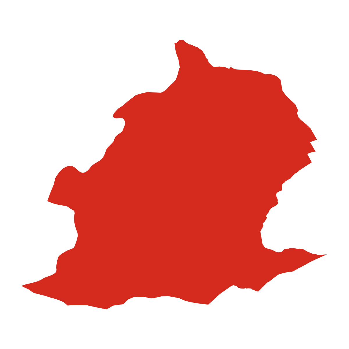 Krížová Ves city boundary