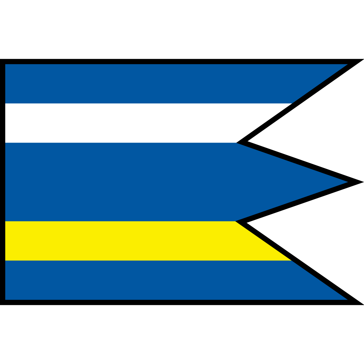 Flag of Krnča, Region of Nitra