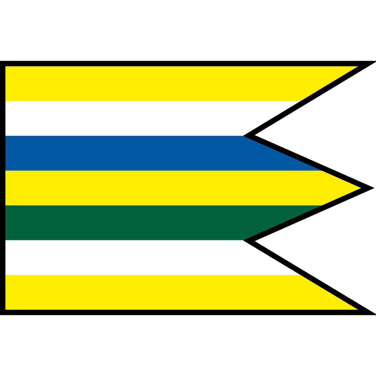 Flag of Krokava, Region of Banská Bystrica