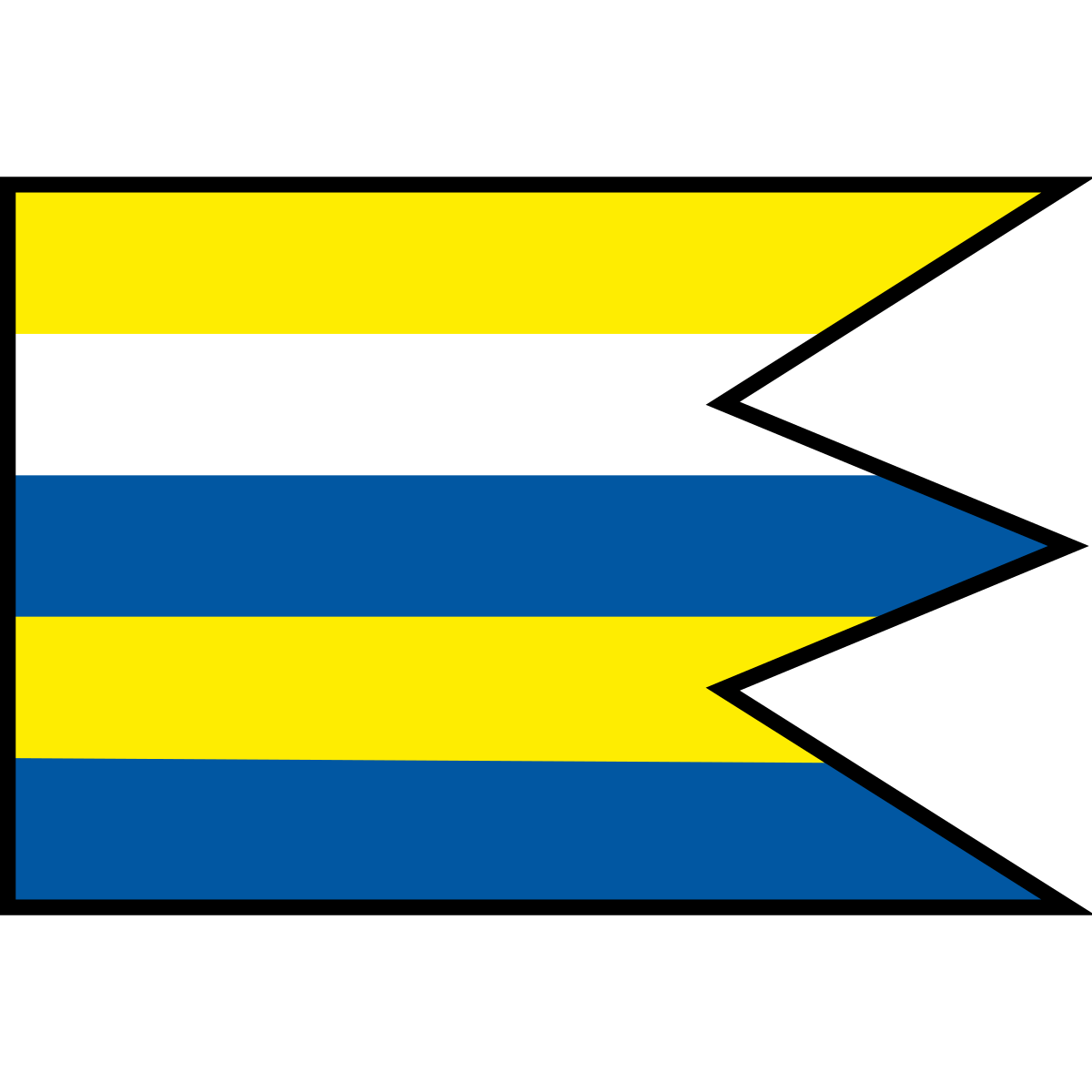 Flag of Kružlov, Region of Prešov
