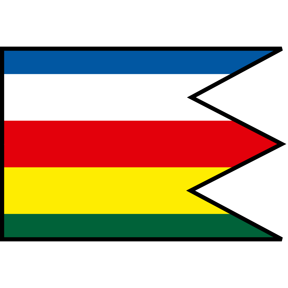 Flag of Kružno, Region of Banská Bystrica