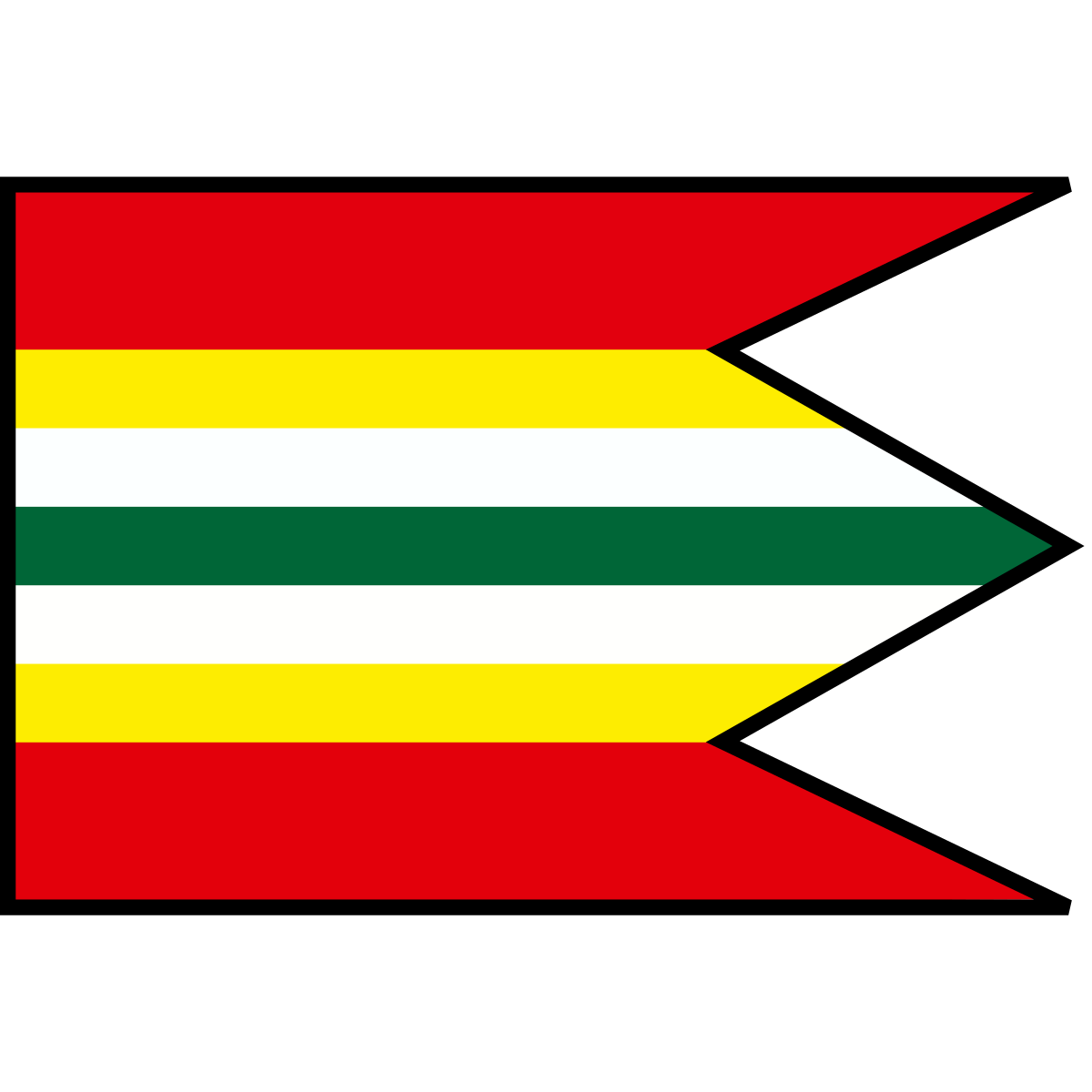 Flag of Kubáňovo, Region of Nitra