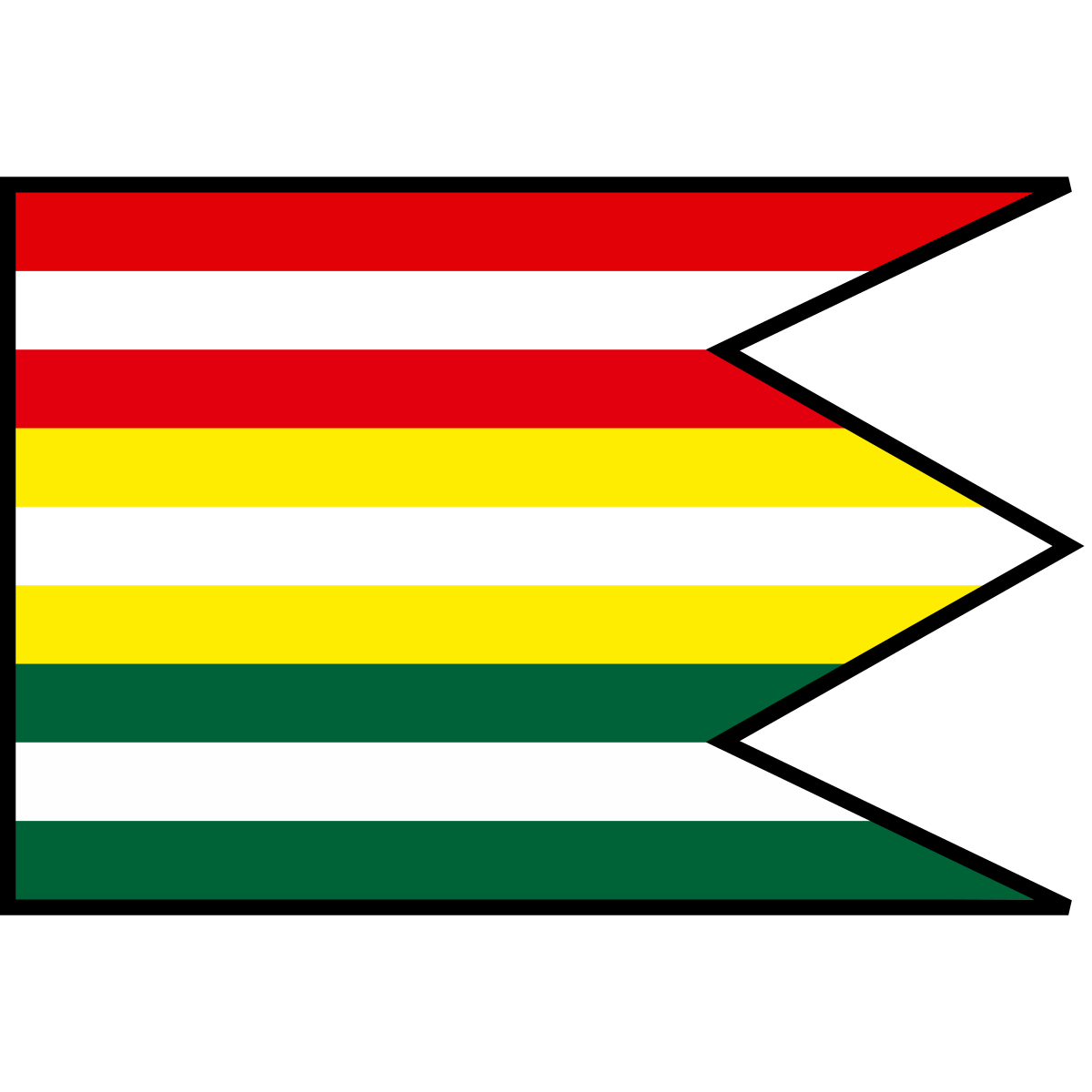 Flag of Kučín, Region of Prešov