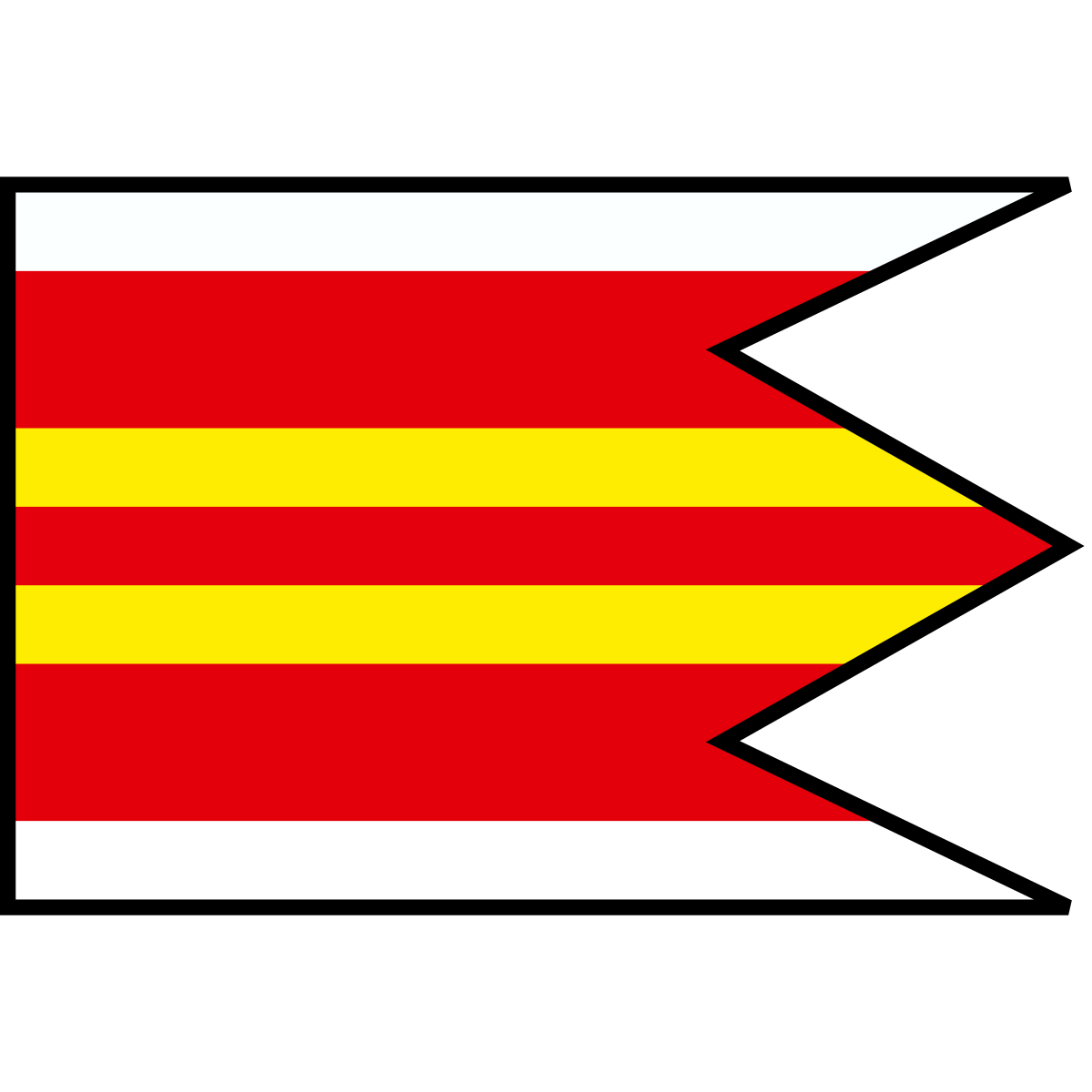 Flag of Kunova Teplica, Region of Košice