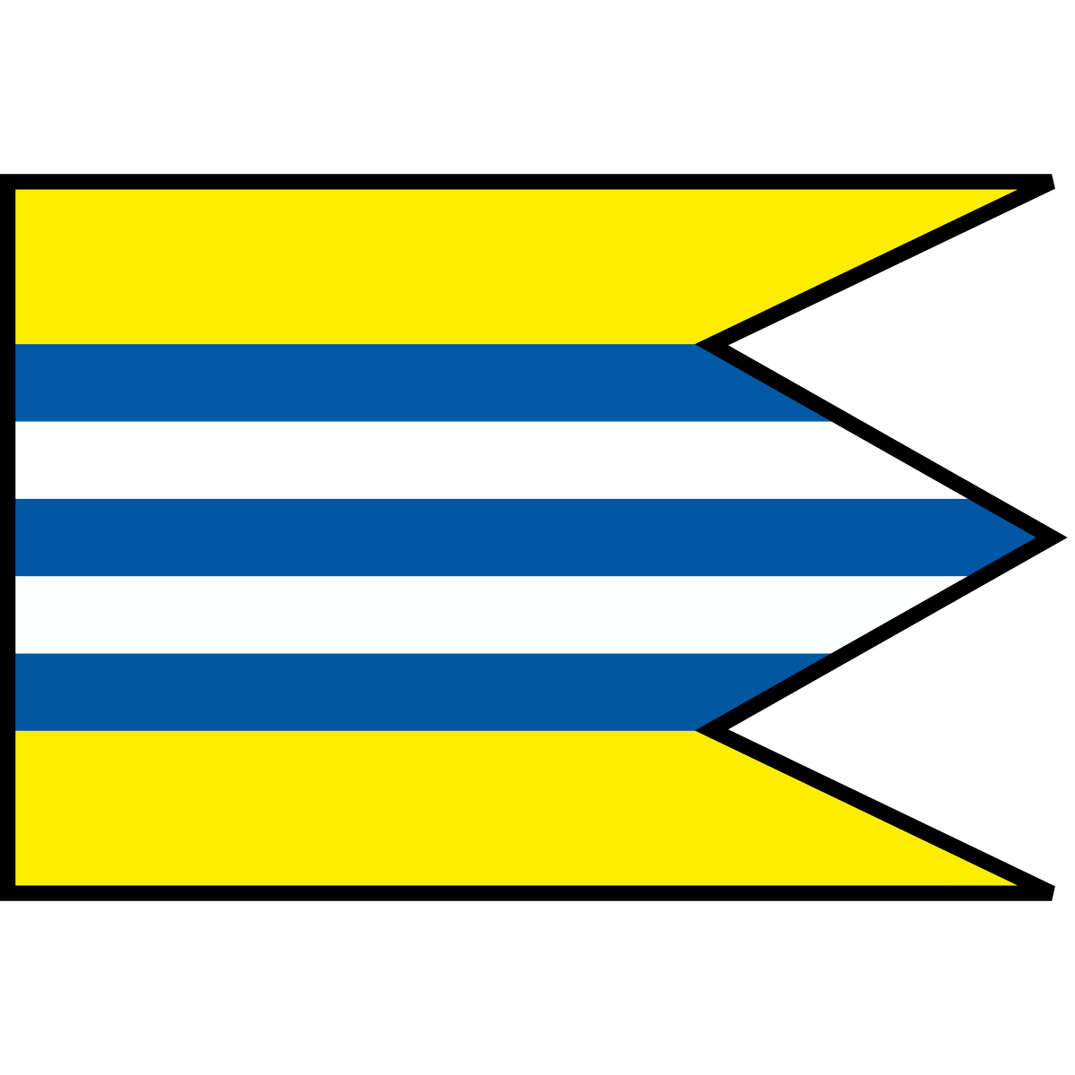 Flag of Kuraľany, Region of Nitra