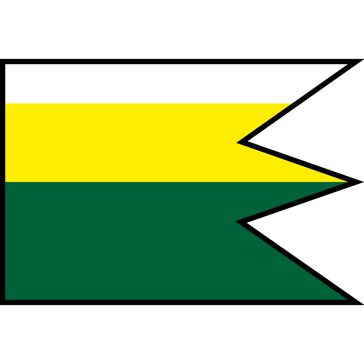 Flag of Kyjatice, Region of Banská Bystrica