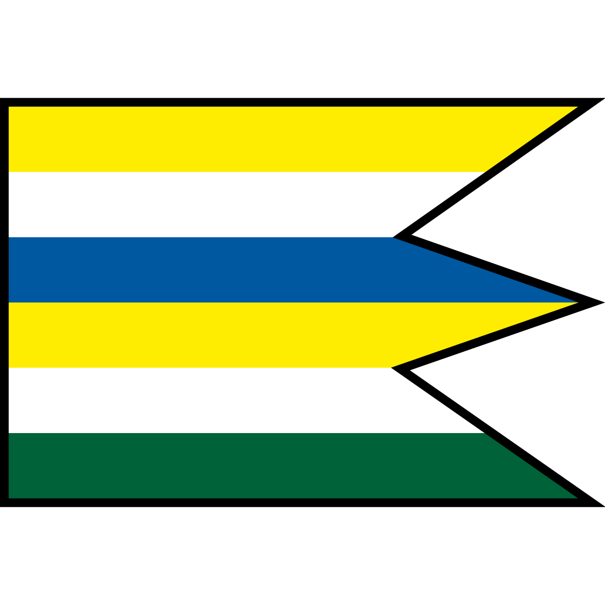 Flag of Kysak, Region of Košice