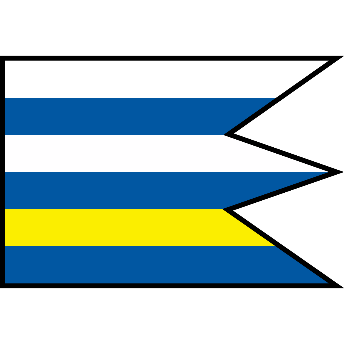 Flag of Lacková, Region of Prešov