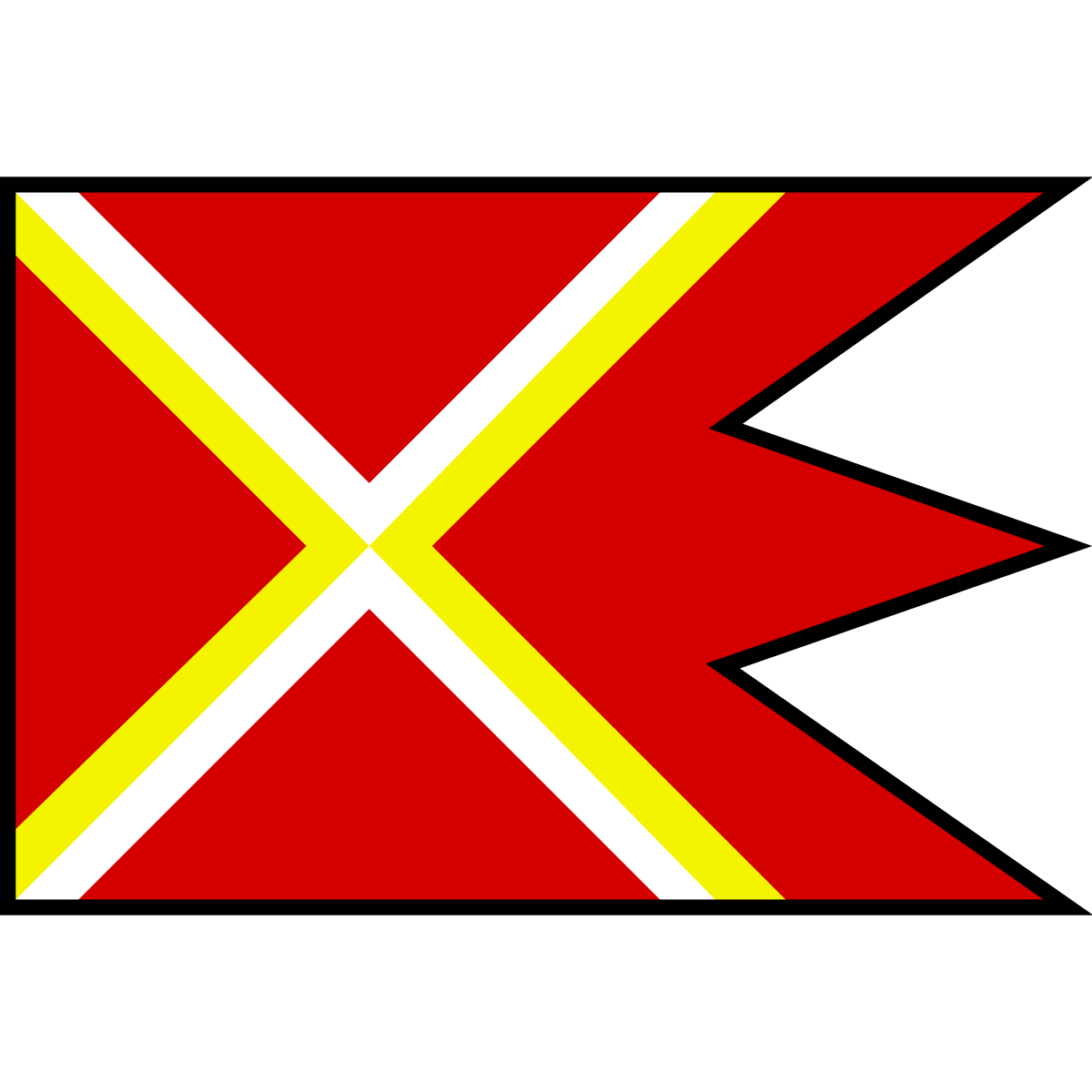 Flag of Ladce, Region of Trenčín