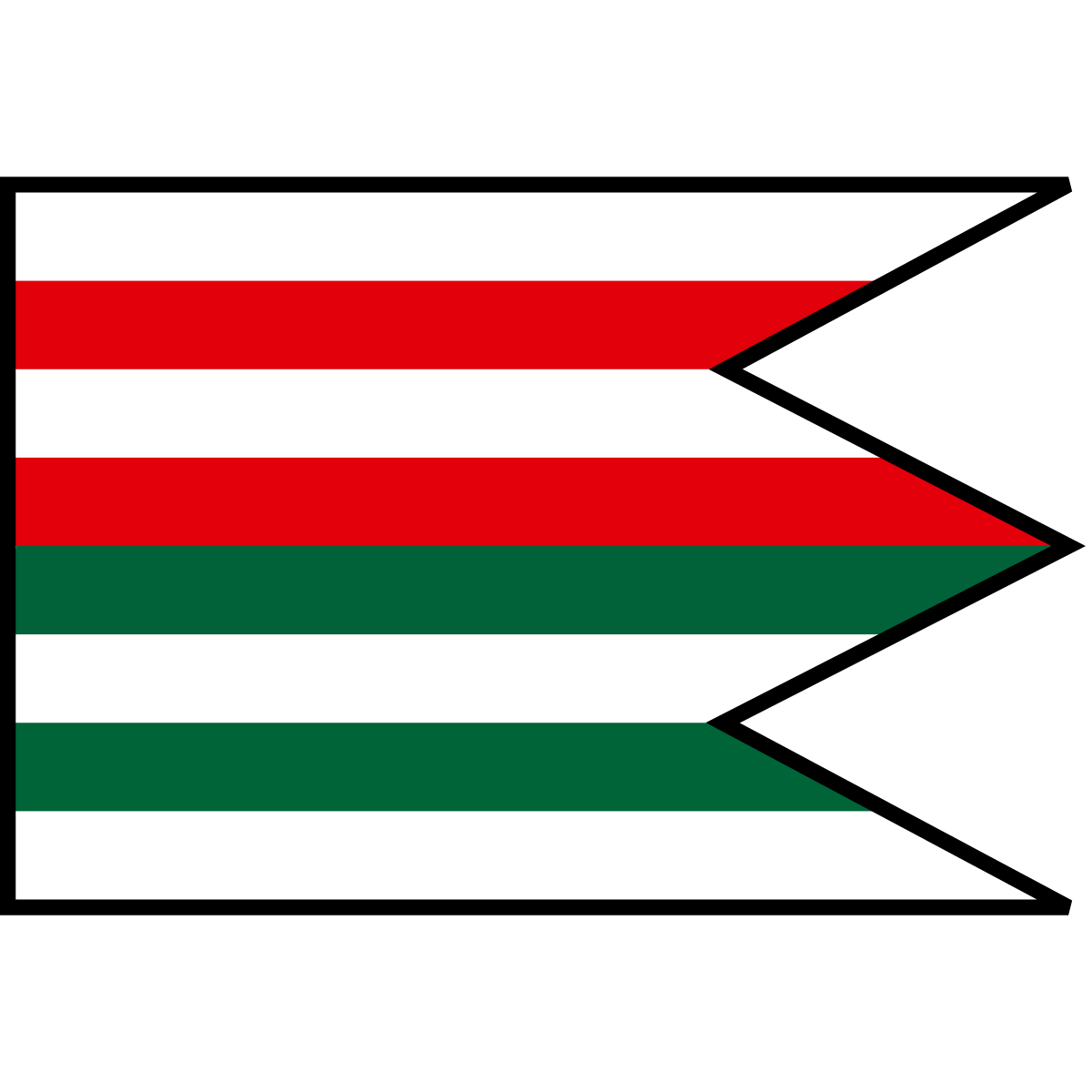 Flag of Ladzany, Region of Banská Bystrica