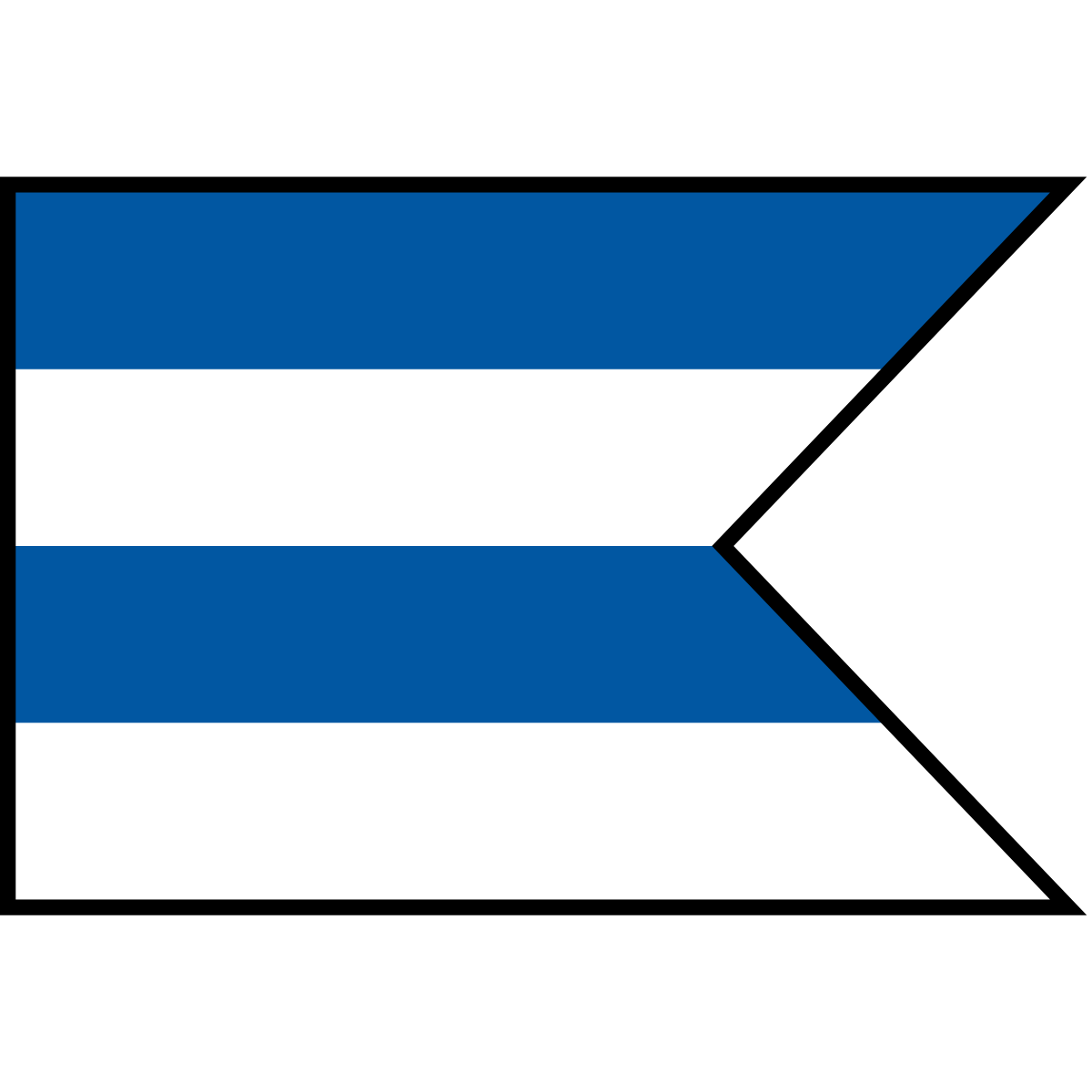 Flag of Laskár, Region of Trenčín