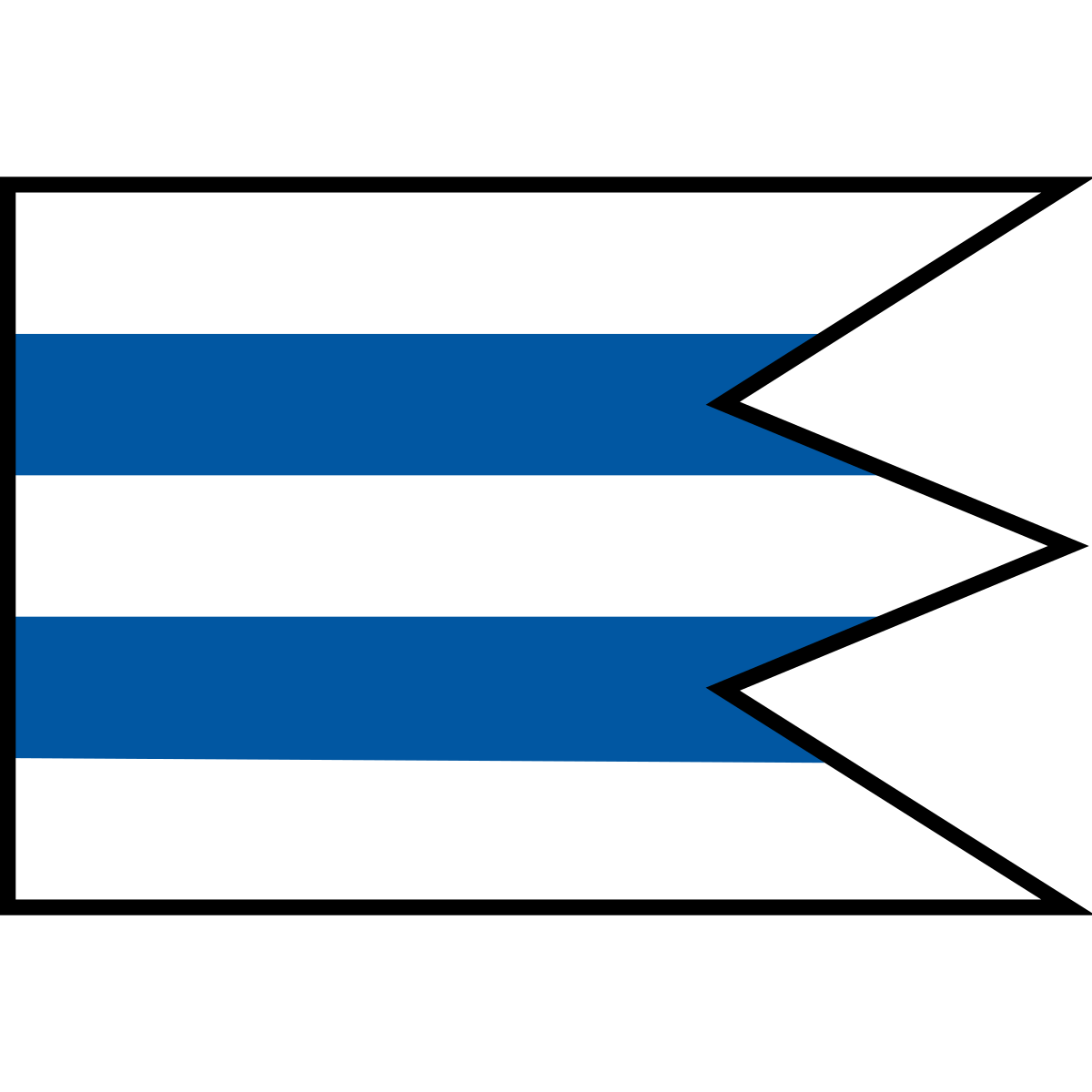 Flag of Lazany, Region of Trenčín
