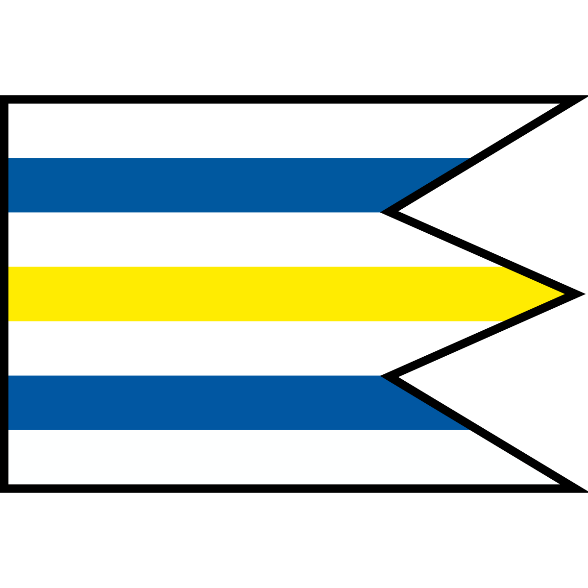 Flag of Lazy, Region of Trenčín