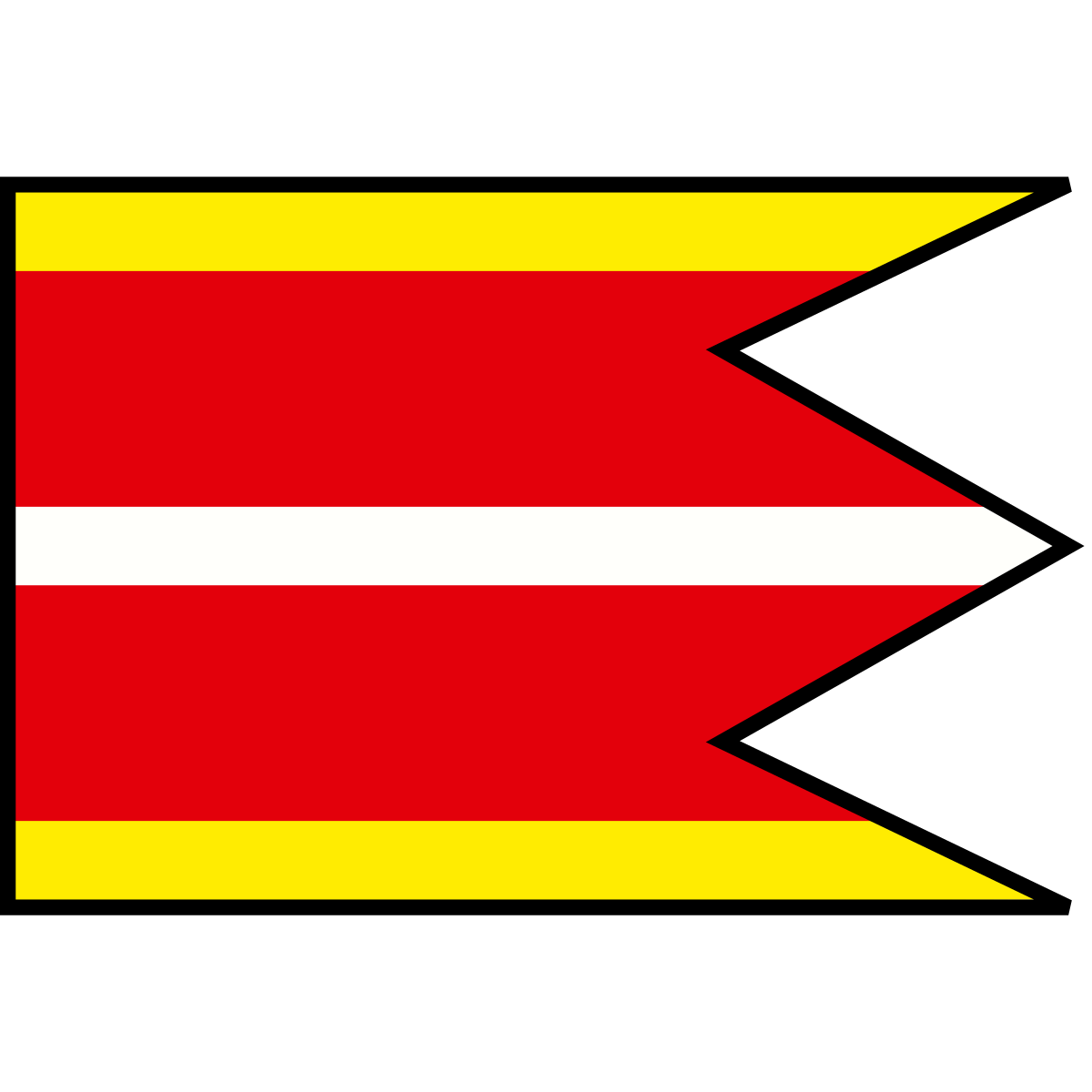 Flag of Lazy pod Makytou, Region of Trenčín