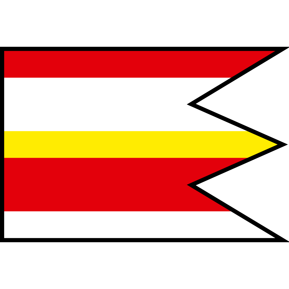 Flag of Lechnica, Region of Prešov