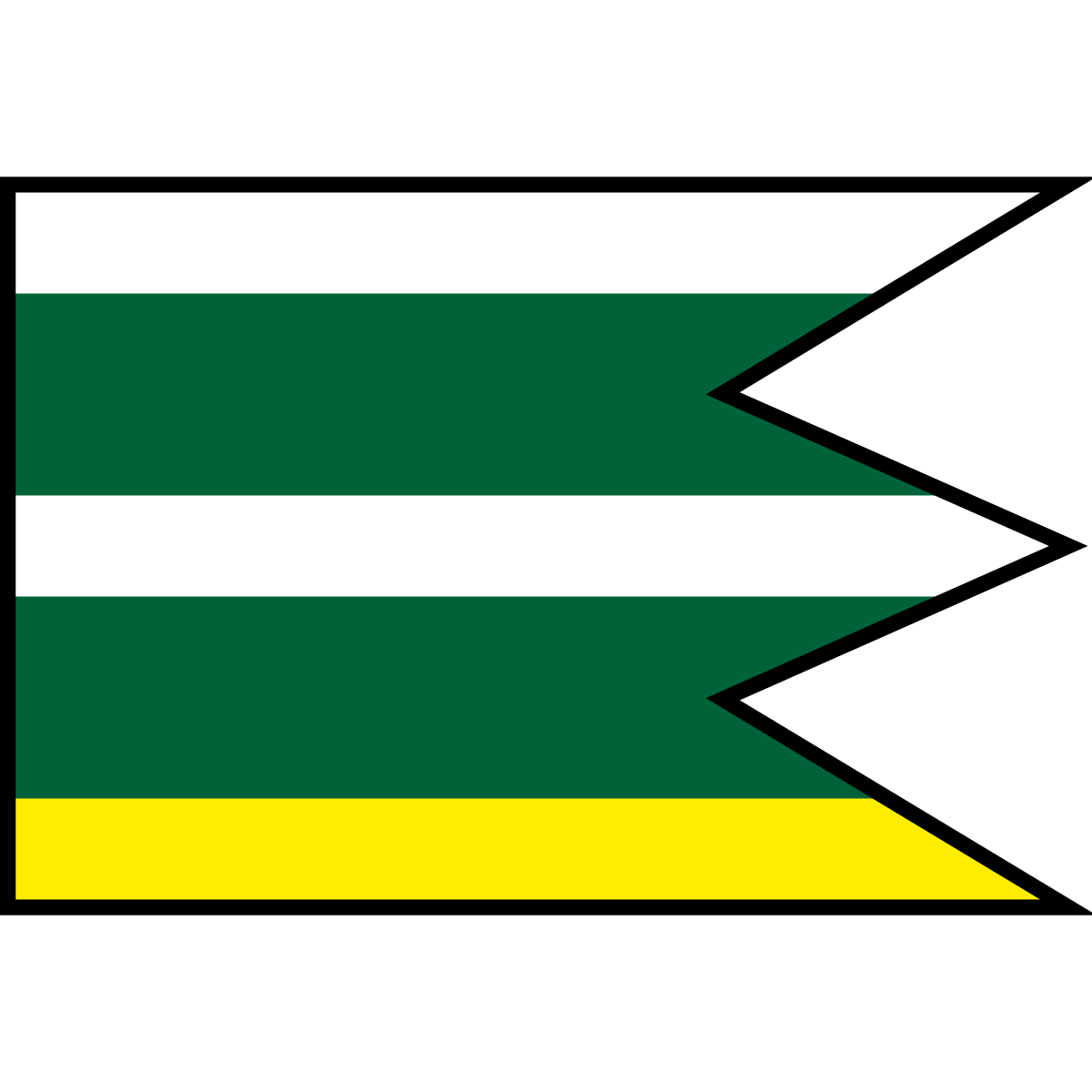 Flag of Lenartov, Region of Prešov