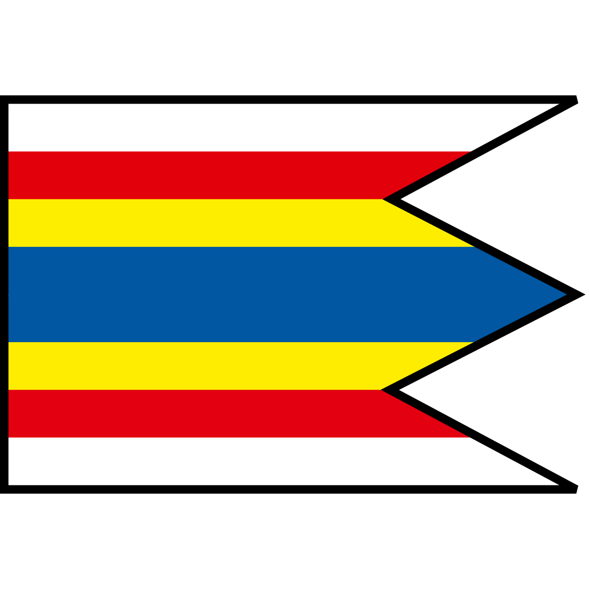 Flag of Lendak, Region of Prešov