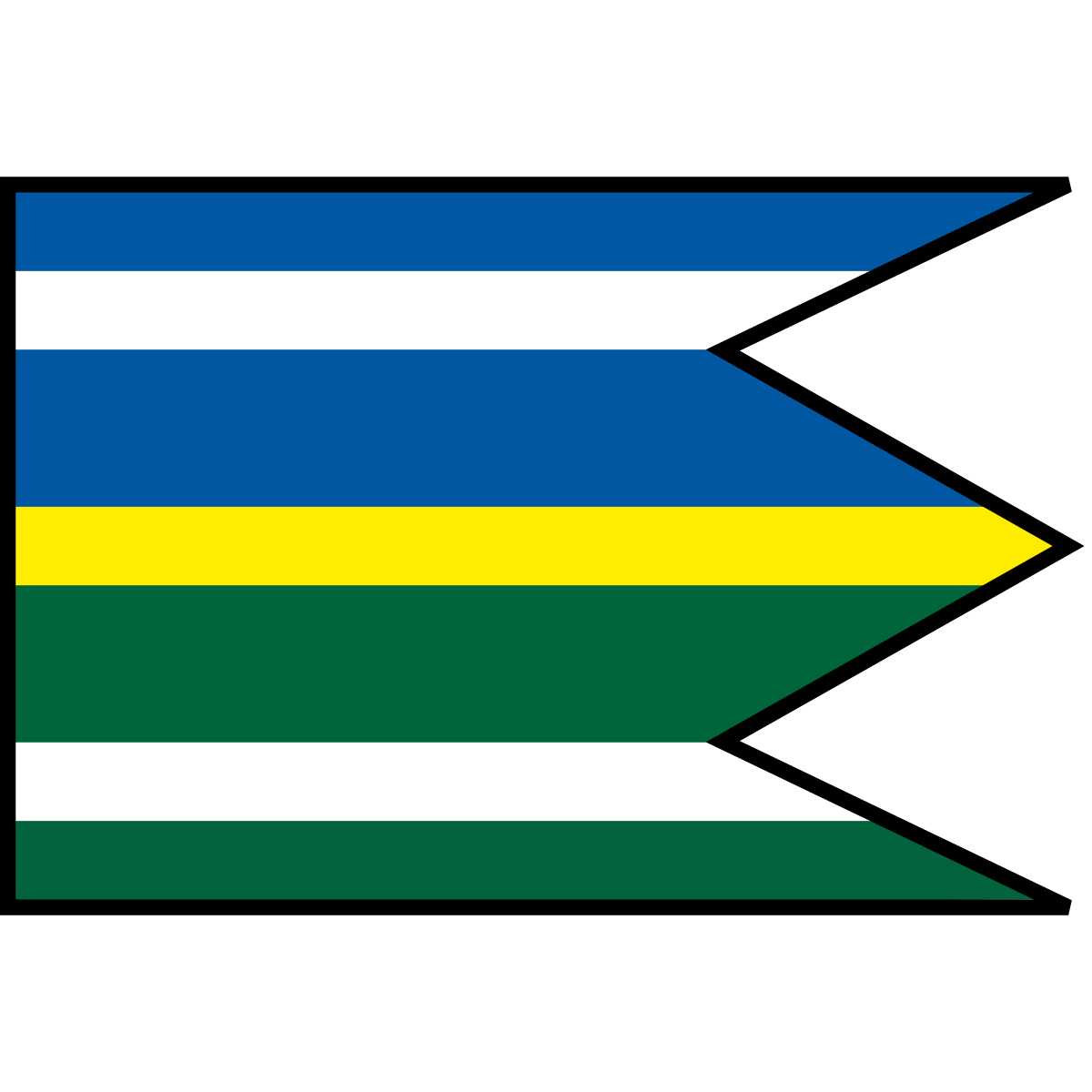 Flag of Lentvora, Region of Banská Bystrica
