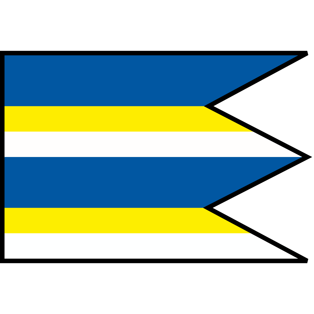 Flag of Licince, Region of Banská Bystrica