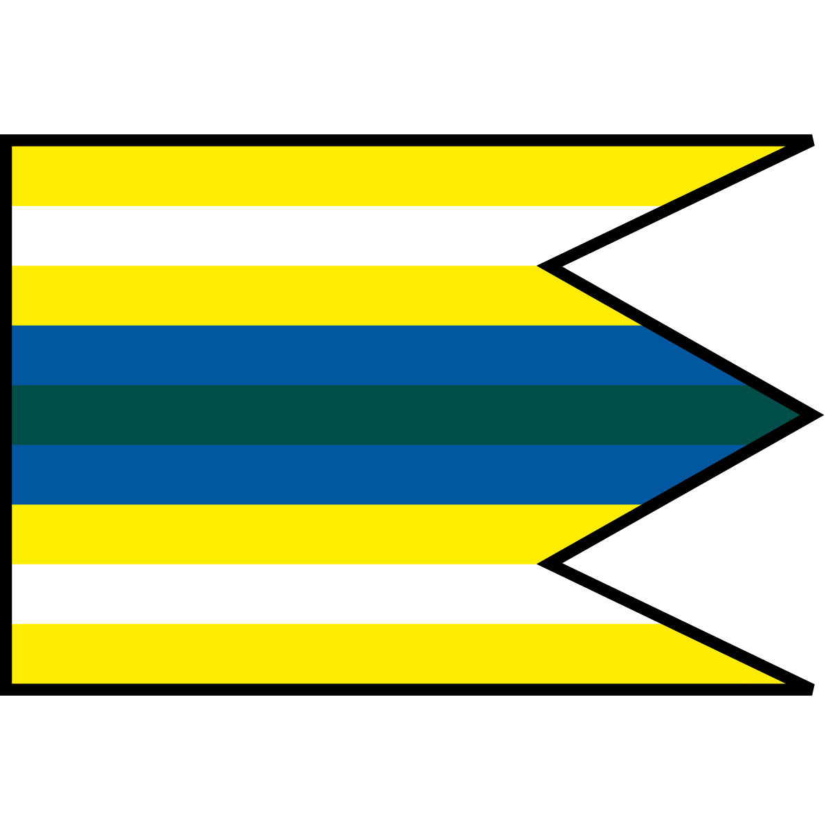 Flag of Lipová, Region of Prešov