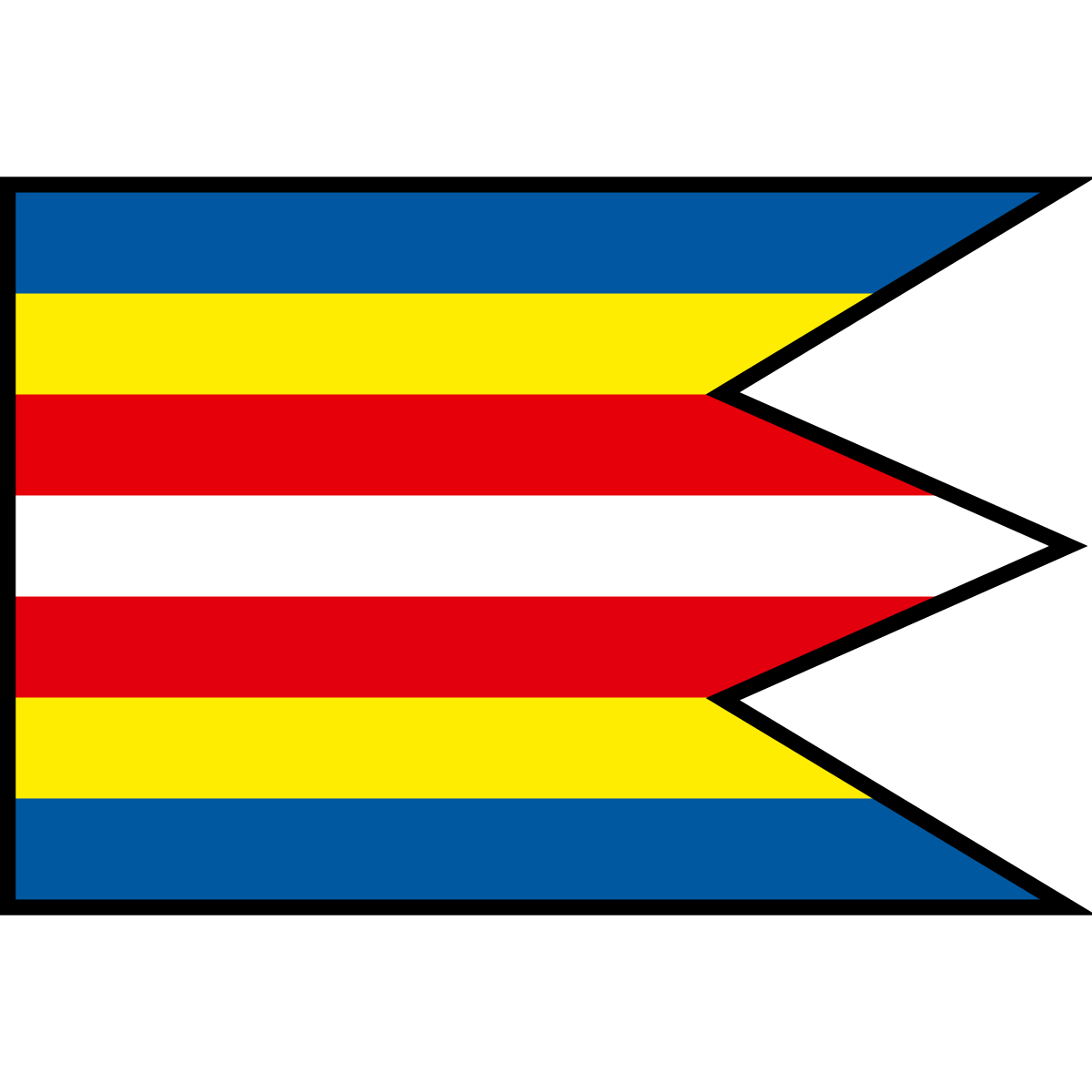 Flag of Lipovec, Region of Žilina