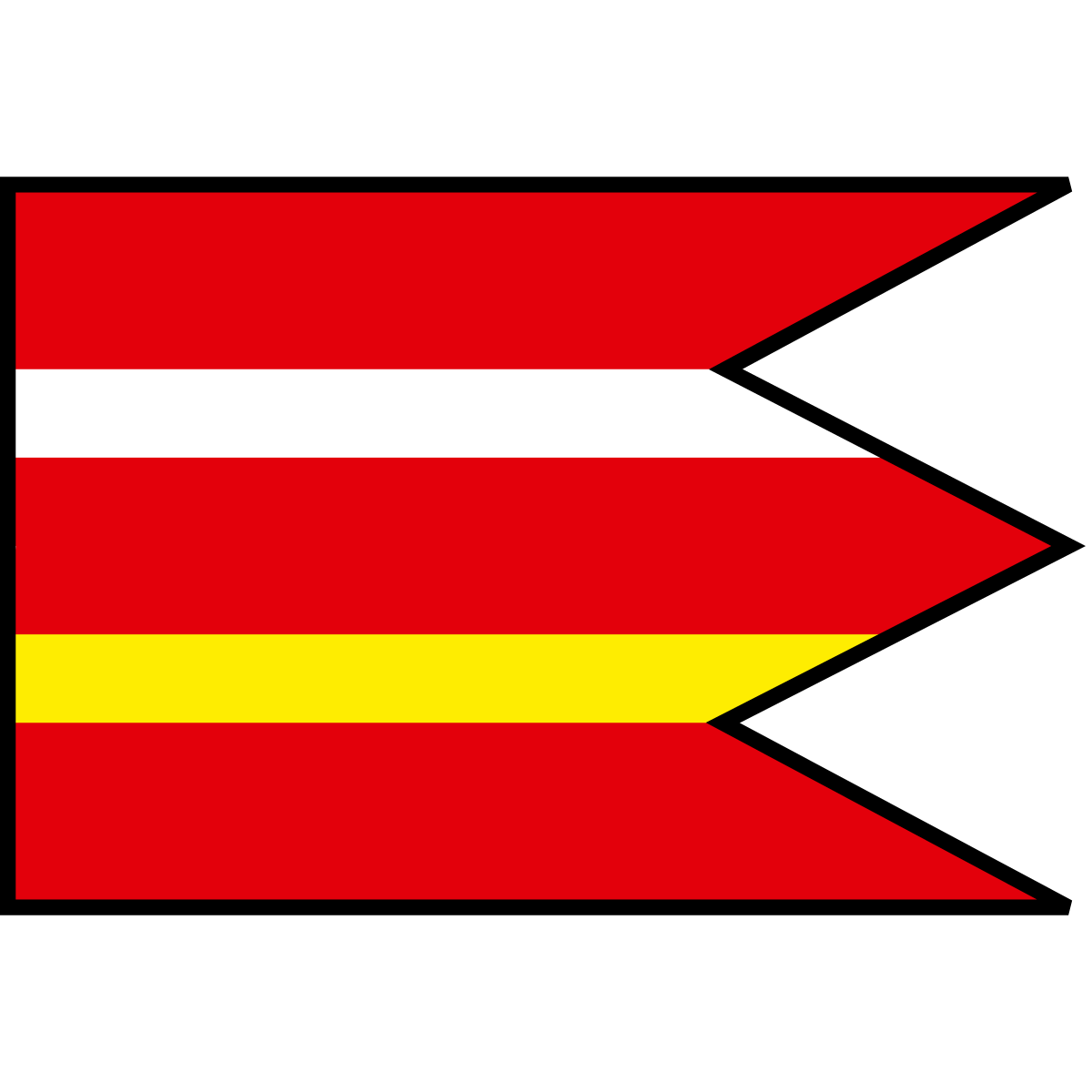 Flag of Lipovník, Region of Nitra