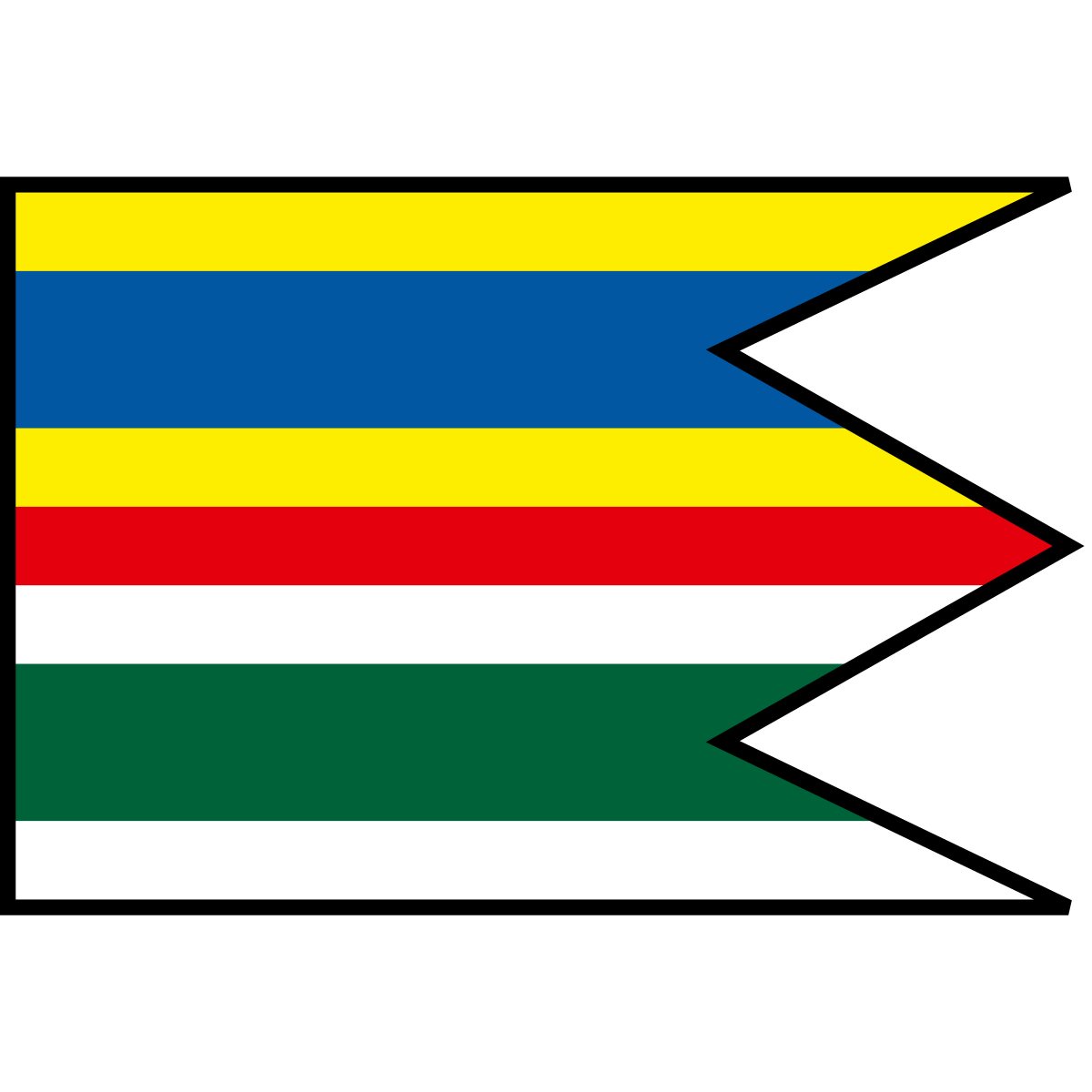 Flag of Liptovská Anna, Region of Žilina